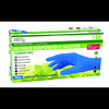 Kleen Chef Nitrile Disposable Gloves, Synthetic Nitrile Latex, Powder-Free, S, 100 PK, Blue KC-MS-S-DNG-1BL